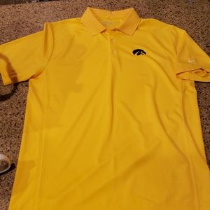 Nike Iowa Hawkeyes polo golf shirt